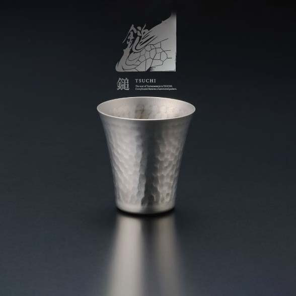 TSUCHI｜日本燕三条製鎚目紋純鈦清酒杯60ml 純鈦色款openjoynt拓幸良品