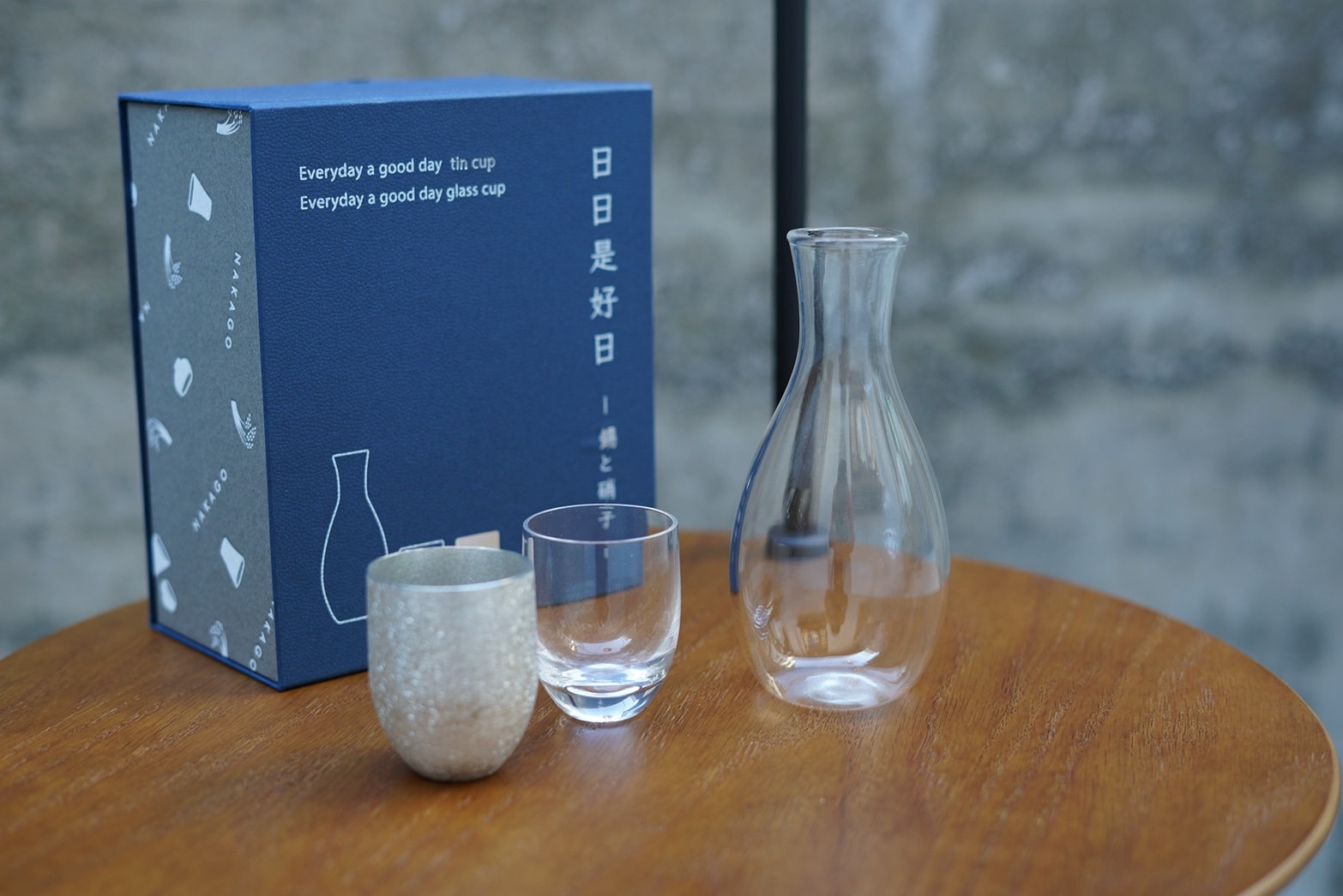 NAKAGO｜日日是好日- 錫& 玻璃杯組- openjoynt拓幸良品