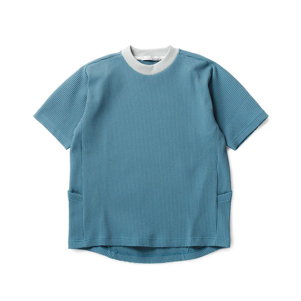 narifuri｜Multi Waffle Crew Neck T-Shirt 華夫格紋短Tee