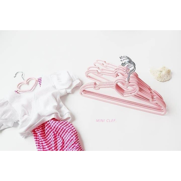 【現貨】韓國 Miniclef 愛心大童/大人衣架