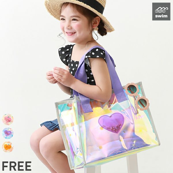 【現貨】Devirock 海邊好物 亮面愛心泳池防水袋 托特包