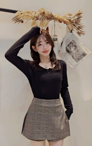 【現貨】正韓Copiner 升級版！簡約舒適感磨毛打底T