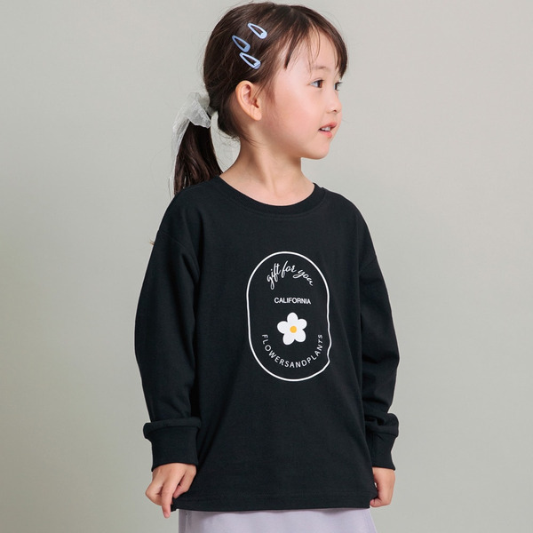 【現貨】日本 Branshes 個性女孩款純棉長袖薄Ｔ#110/140