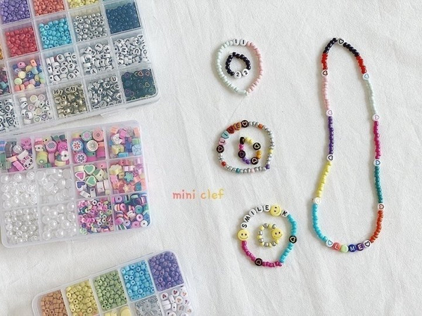 【現貨】韓國 Miniclef 手作系列 小女孩的串珠珠 手鍊 項鍊