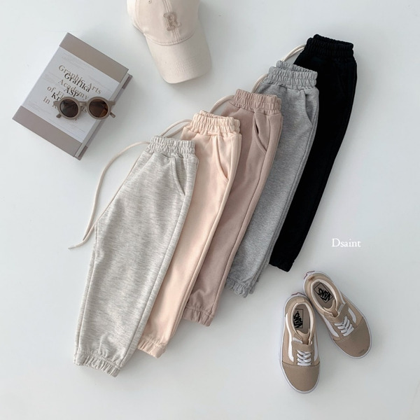 【現貨】韓國 Dsaint 抽繩運動縮口褲 #黑150