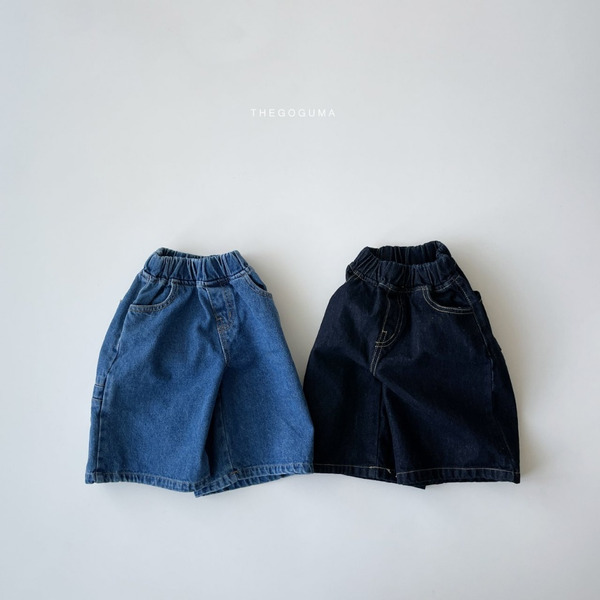 【現貨】韓國 The goguma 地瓜家 七分大寬褲-#淺藍140cm