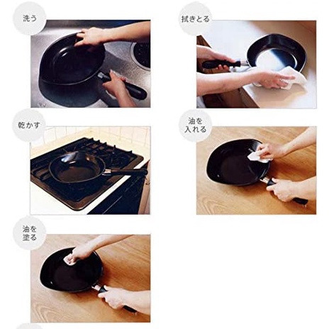 柳宗理 雙網紋單手鐵鍋 (含蓋)