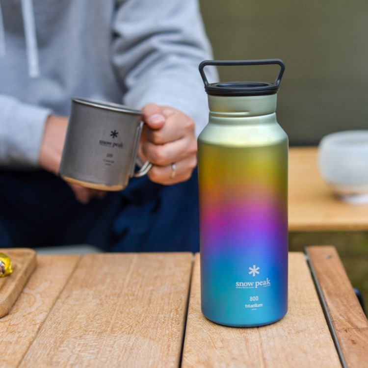 Snow Peak 鈦製水瓶 800ml TW-800