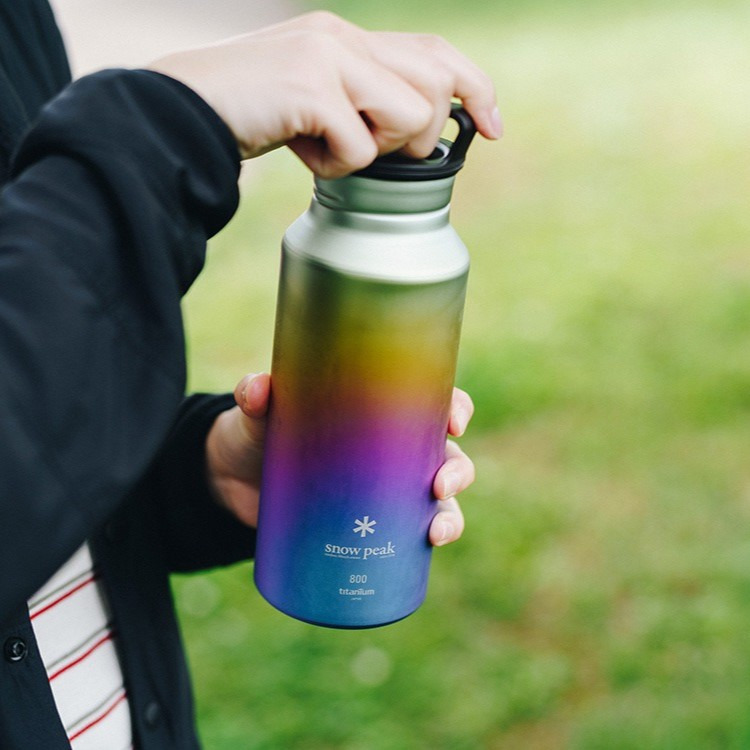 Snow Peak 鈦製水瓶 800ml TW-800