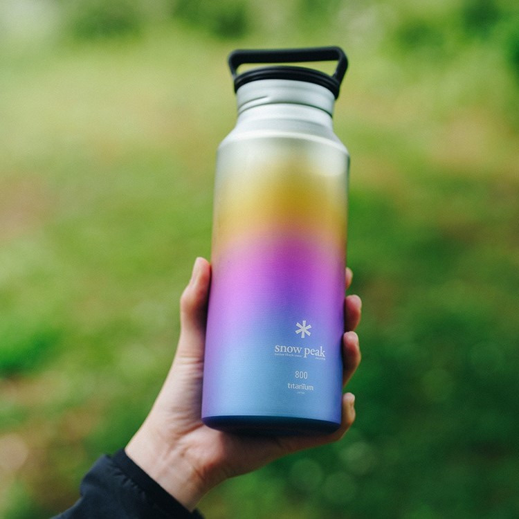 Snow Peak 鈦製水瓶 800ml TW-800