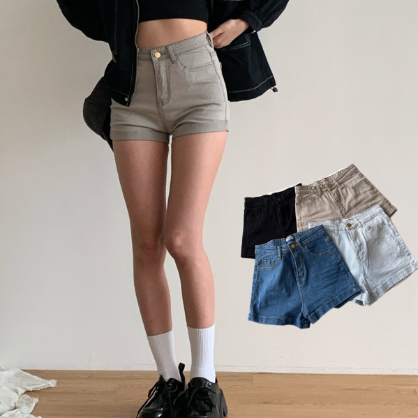 PURPLE-不能沒有ㄉ超彈性提臀顯瘦緊身短褲(現貨)