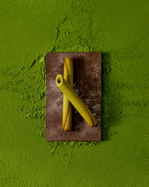 宇治抹茶巧克力蛋捲