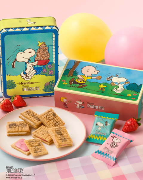 砂糖奶油樹 史奴比系列餅乾(草莓奶昔風味) 4/1、4/8販售