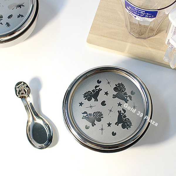 KOM不鏽鋼兒童隔熱碗-獨角獸(附匙)