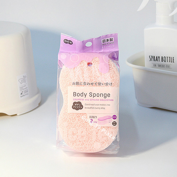 BC 沐浴兩用浴綿/粉色