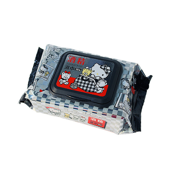 加蓋(Kitty酒精)柔濕巾30s/包