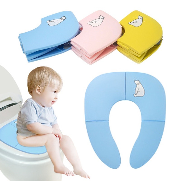 摺疊兒童馬桶坐墊(旅行/吸盤式/兒童馬桶/學習便器)