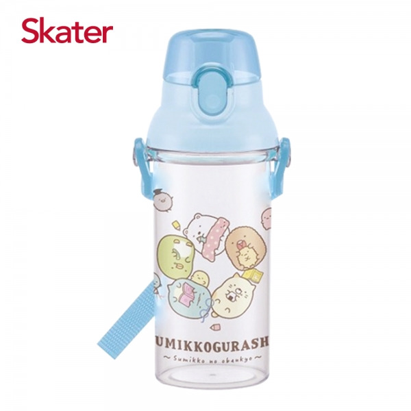 Skater 直飲透明水壺 (480ml) 角落小生物