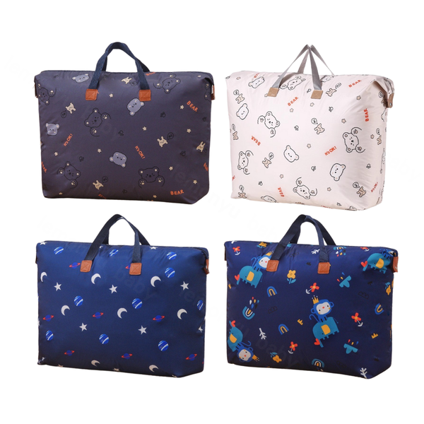 牛津布棉被收納袋 小熊/星月/熊猴