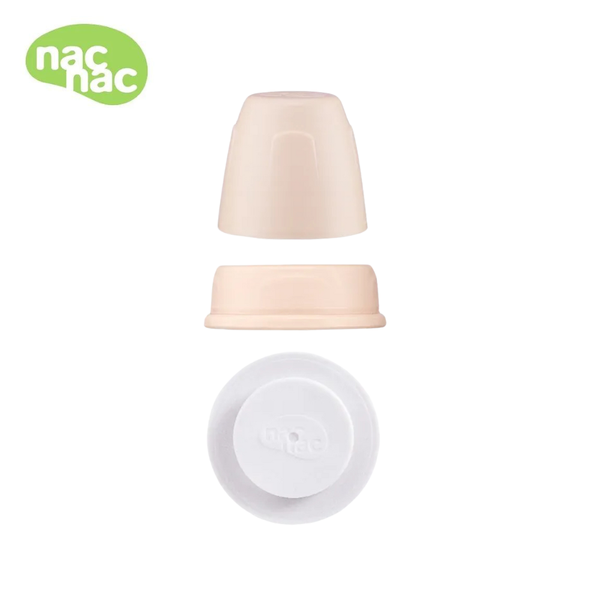 nac nac 妍心PPSU瓶中上蓋+儲物片組 甜橙粉(售止)