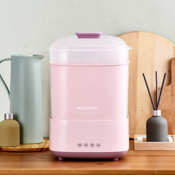 KIDMORY 智能高效消毒烘乾鍋 甜蜜粉 /綠 KM-358