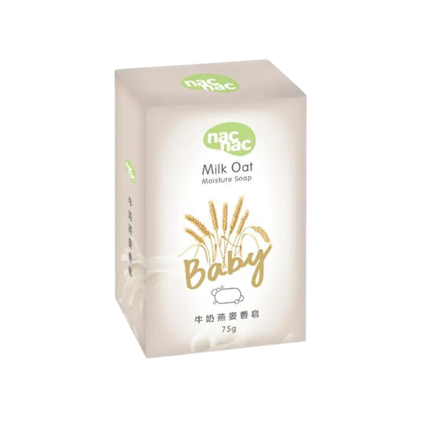 nac nac 牛奶燕麥皂75g 1入