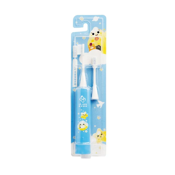 oh care 歐克威爾 兒童電動牙刷 (機身1入、刷頭2入)