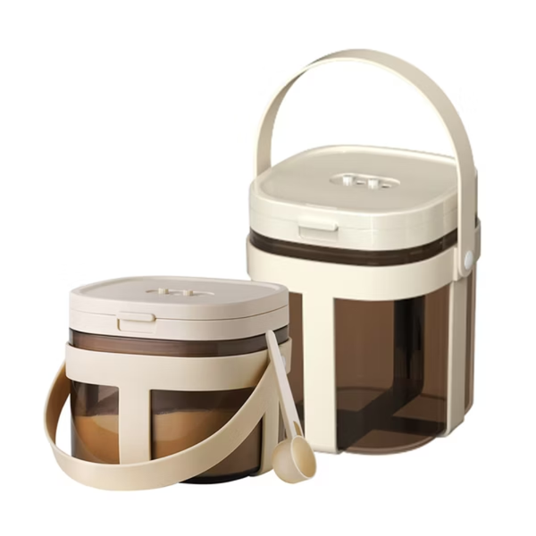 芽比兔 便攜儲存密封罐 (含矽膠提帶)