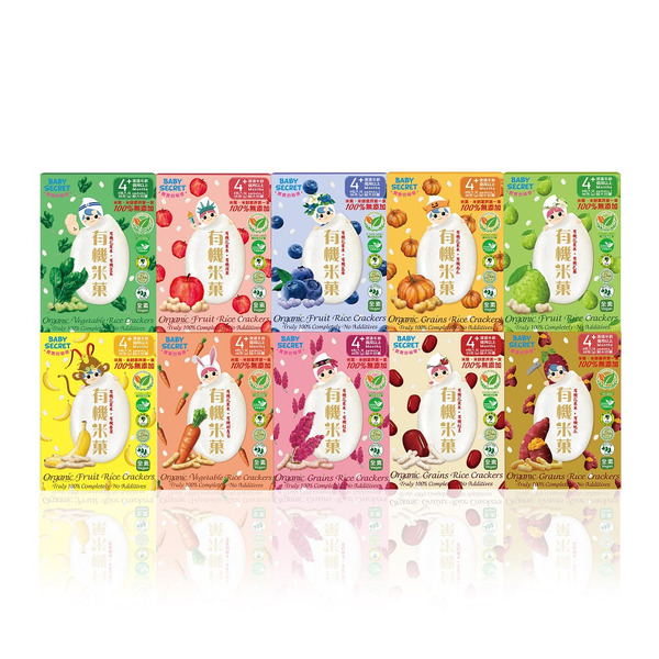 寶寶的秘密 有機米菓36gx6包 盒裝 4M+