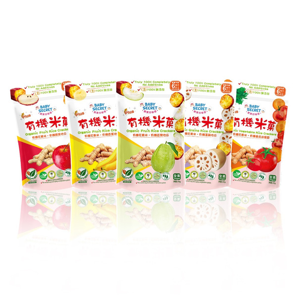 寶寶的秘密 PLUS牧菓有機米菓 1袋 6M+