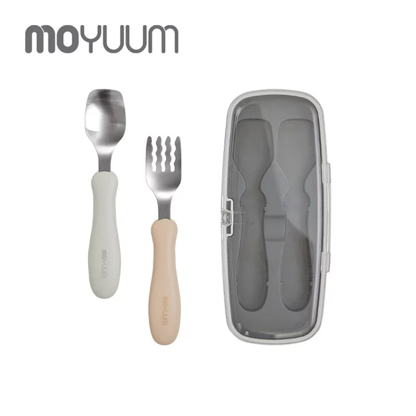 MOYUUM 兒童304不鏽鋼湯叉餐具組