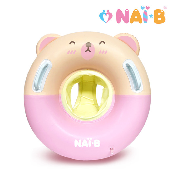 奈比 Q版坐式泳圈－粉色 2Y~5Y(10~20kg)