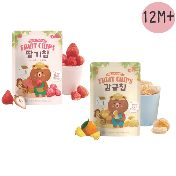 韓爸田園日記 水果片乾 草莓/蜜柑 12M+