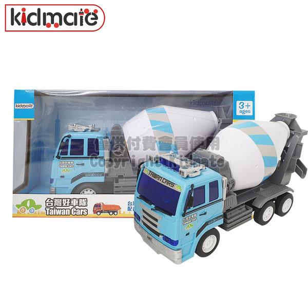 KIDMATE 台灣好車隊 (中型) 聲光水泥車