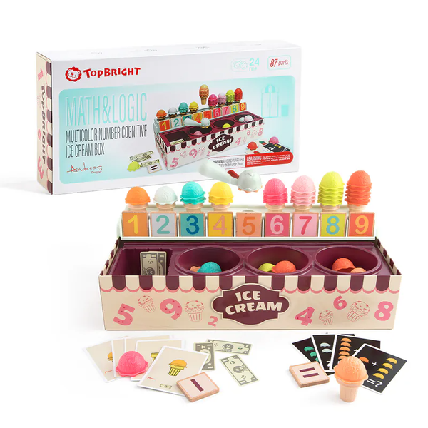 芬蘭 Top Bright 數字加減冰淇淋遊戲組