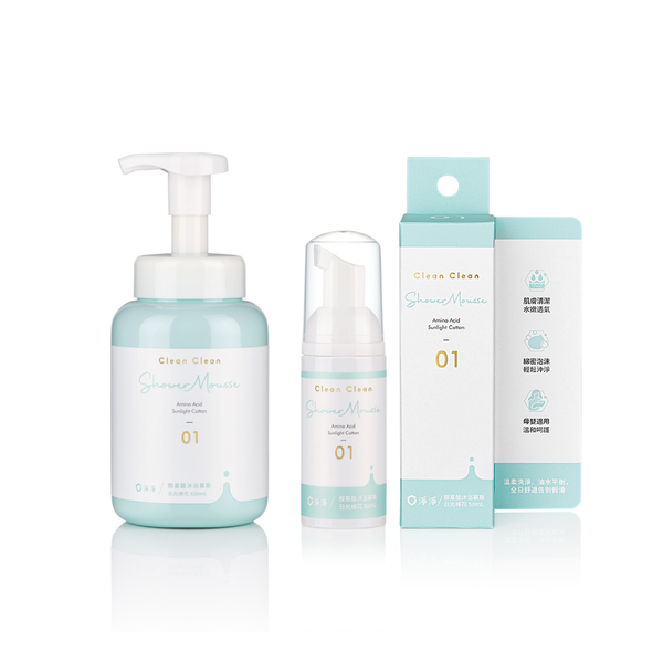 淨淨 胺基酸沐浴慕斯 日光棉花