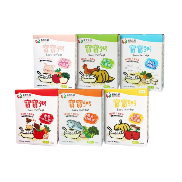 飯友 常溫寶寶粥 120gx4包/盒 多款可選 7M+