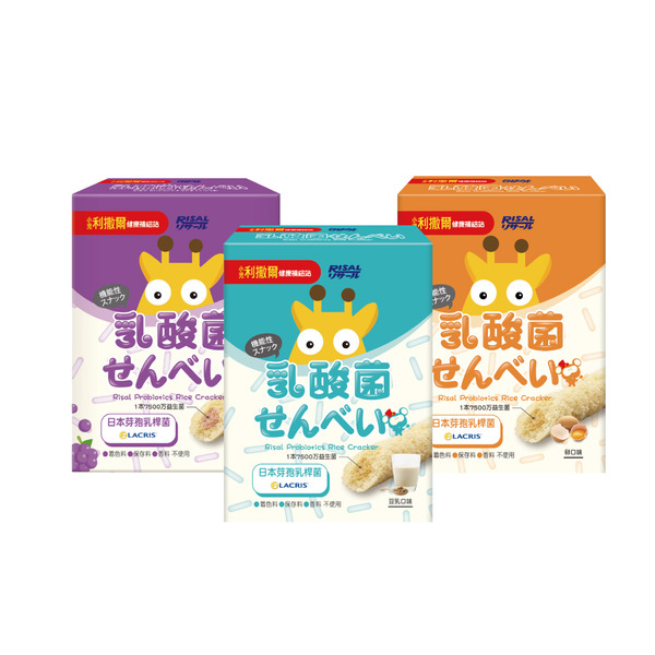 小兒利撒爾 啾米乳酸菌夾心米果 (8入)多款可選 1Y+