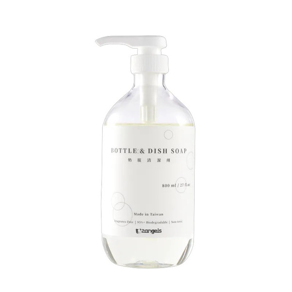 2angels 植潔奶瓶餐具清潔液_新世代APG潔淨配方800ml