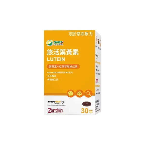 悠活原力 葉黃素+蝦紅素複方軟膠囊(30入/瓶)-藥局版