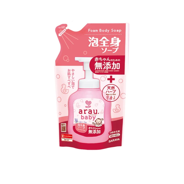 愛樂寶arau.baby 洗髮沐浴泡泡 補充包400ml