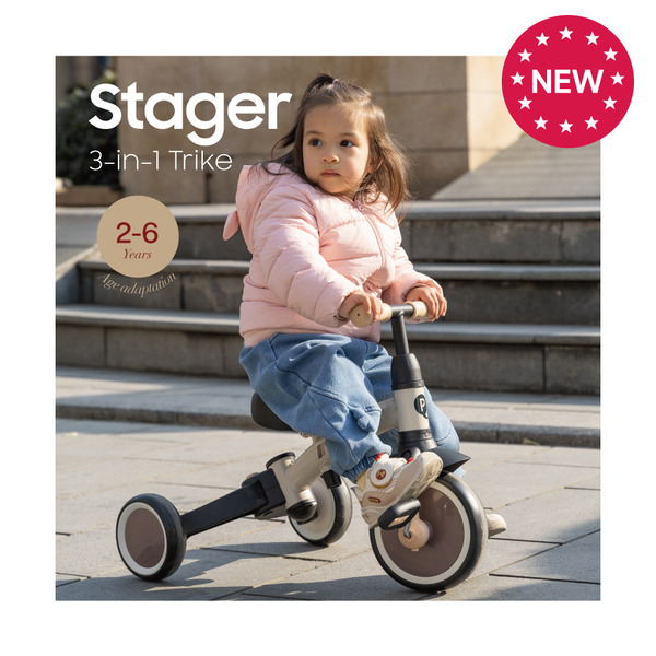 QPlay STAGER 三合一兒童三輪車 預購