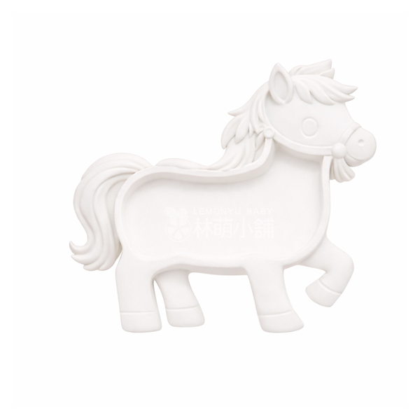 客製商品 LEMONYU LIFE 療癒小馬DIY彩繪石膏托盤