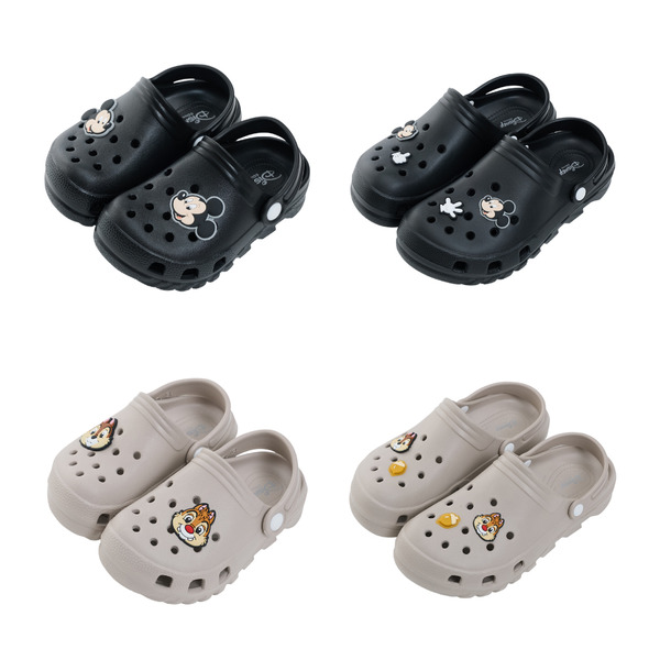 4/27-4/30社群團購 迪士尼親子鞋 米奇 奇奇蒂蒂 親子款立體飾釦造型防水洞洞涼