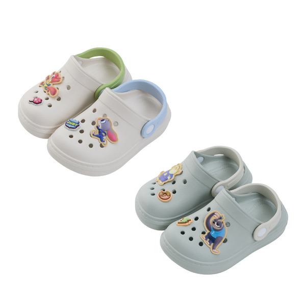 4/27-4/30社群團購 迪士尼童鞋 動物方城市 茱蒂 尼克 樹懶快俠 洪金豹 噴墨印刷飾釦防水洞洞鞋