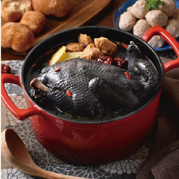 猴頭菇烏骨雞湯(全雞) 2500g