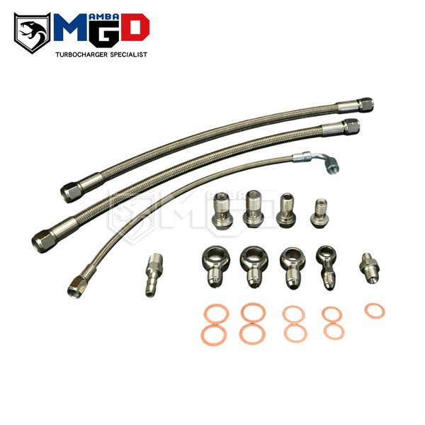 純正 T3 日産 スカイライン RB20DET ターボ オイル&ウォーターライン