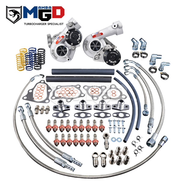三菱 6A13TT ギャラン VR-4 TD03-14T 9-6 ツインターボセット 450P