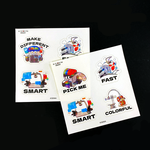 3DNA 潮流印趣貼紙組-FDM系列