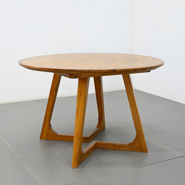 文境ㄑ型腳圓餐桌